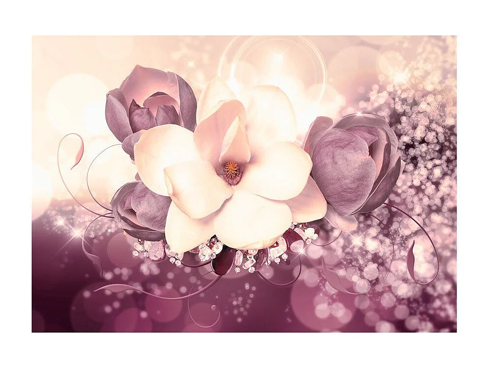 Papier Peint "Maroon Charm" 140 x 200 cm