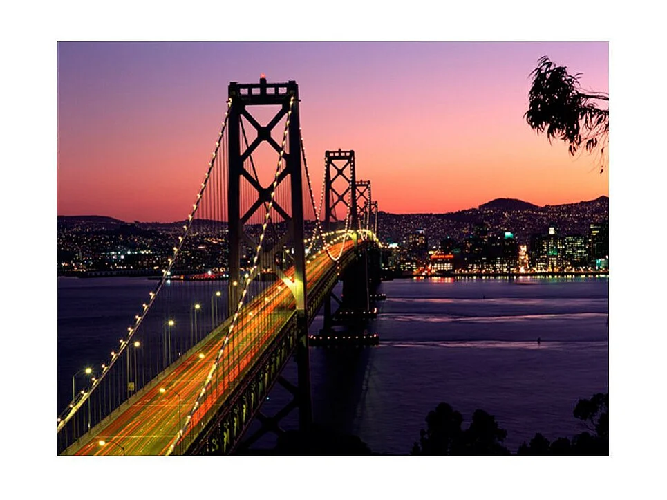 Papier Peint "Charming Evening in San Francisco" 270 x 350 cm