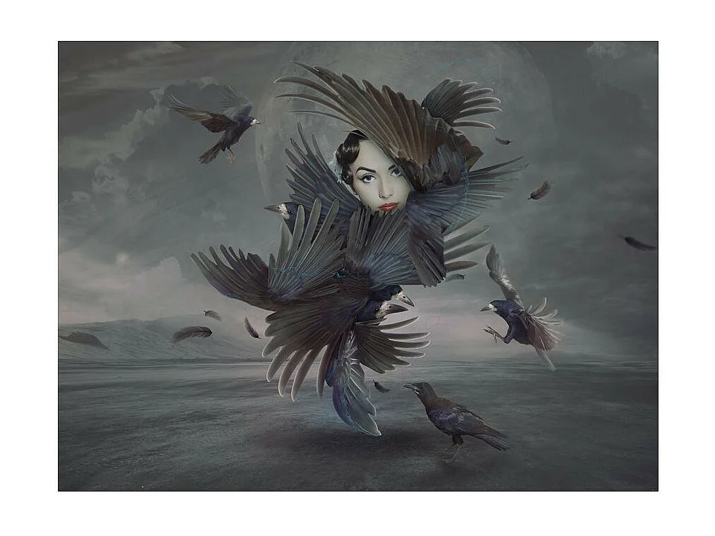 Papier Peint "Couverte de Plumes" 154 x 200 cm