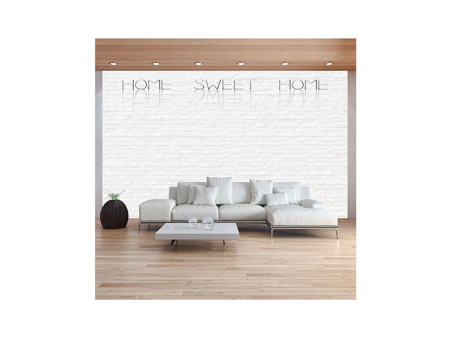 Papier Peint "Home Sweet Home Wall" 105 x 150 cm