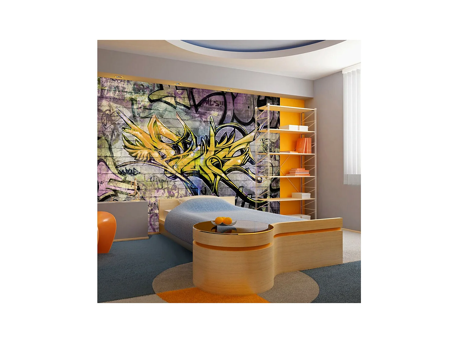 Papier Peint "Stunning Graffiti" 210 x 300 cm