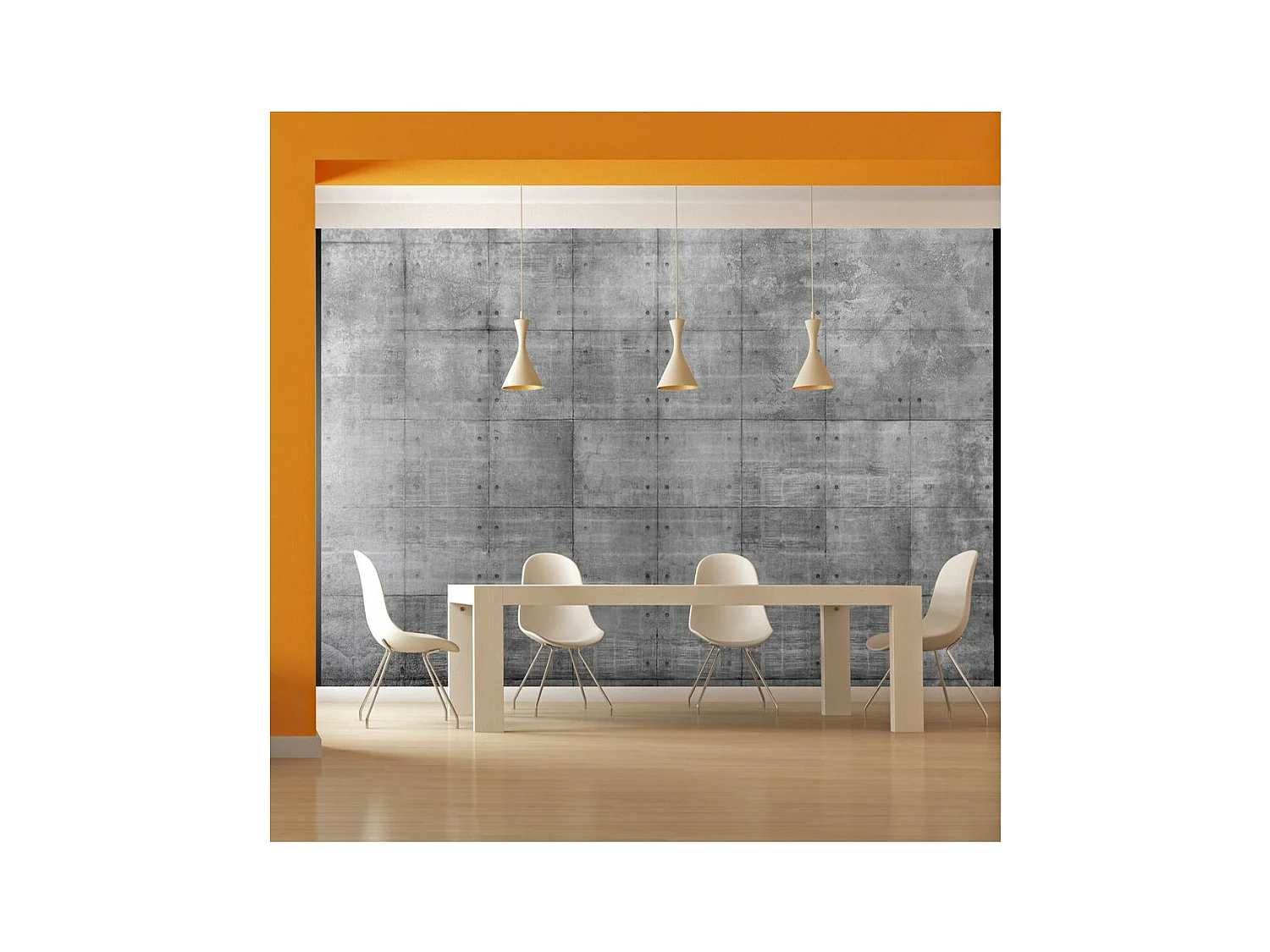 Papier Peint "Steel Puzzle" 105 x 150 cm