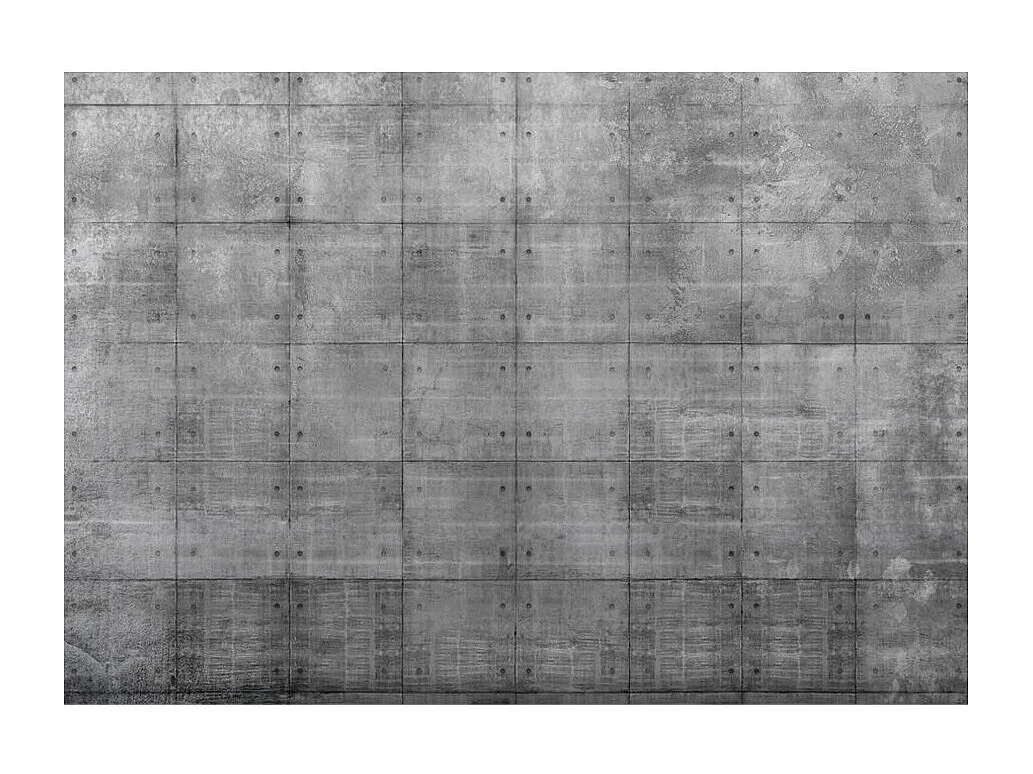 Papier Peint "Steel Puzzle" 105 x 150 cm