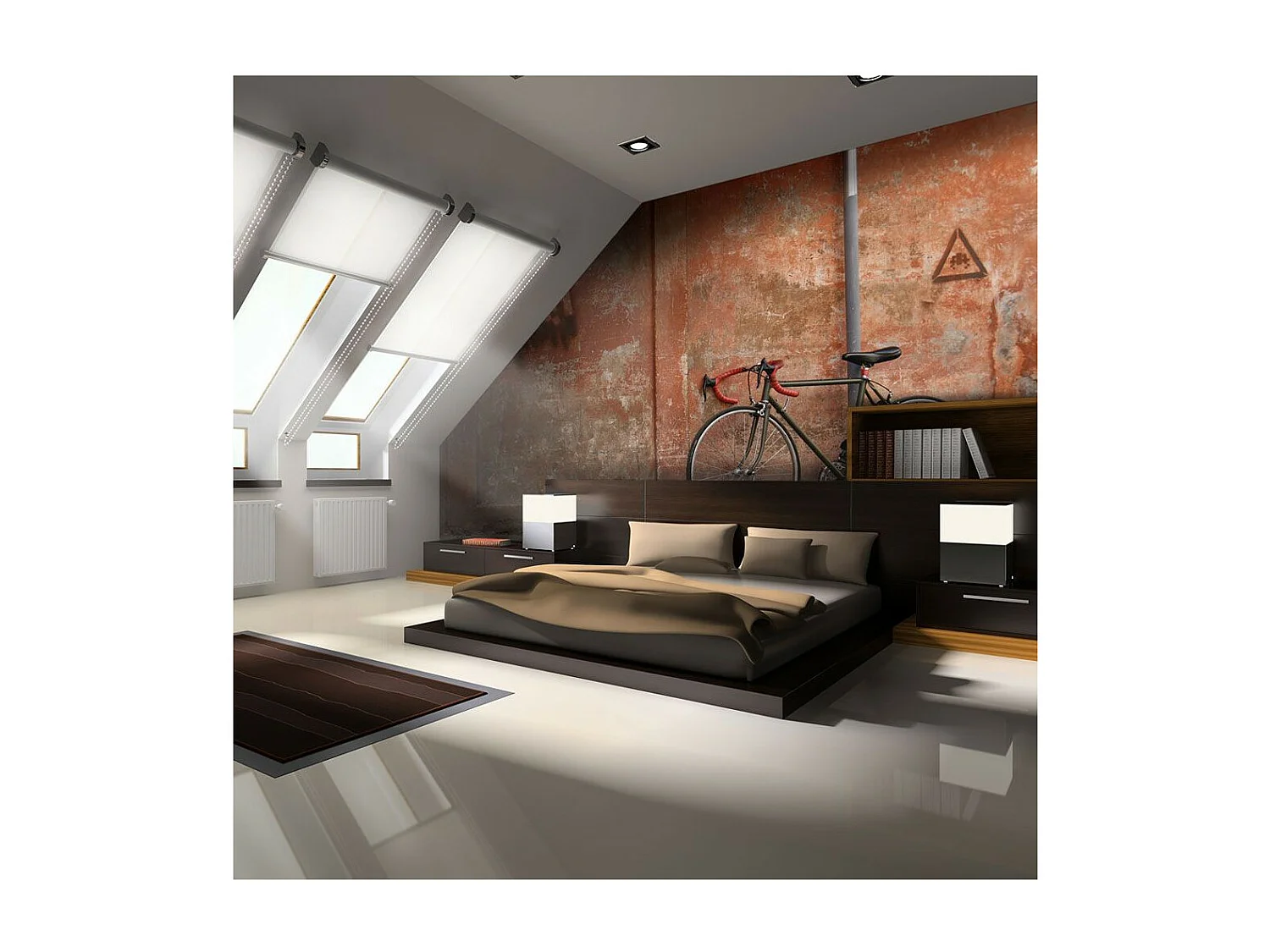 Papier Peint "Vélo" 154 x 200 cm