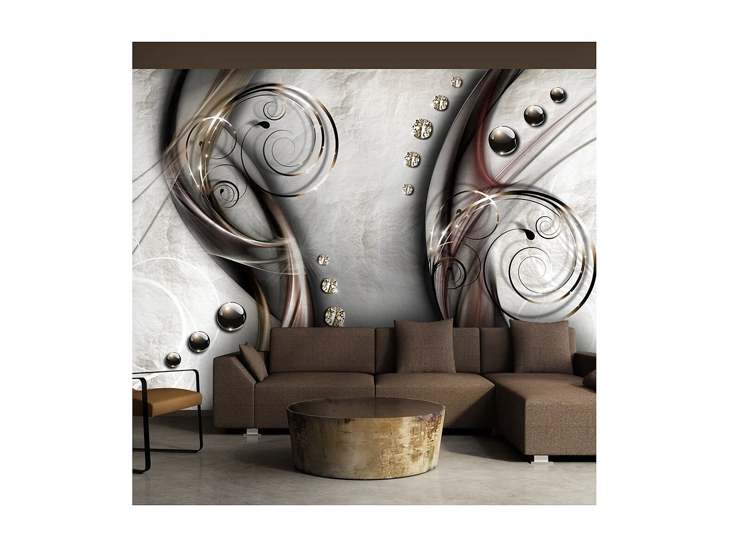 Papier Peint "Two Worlds" 70 x 100 cm