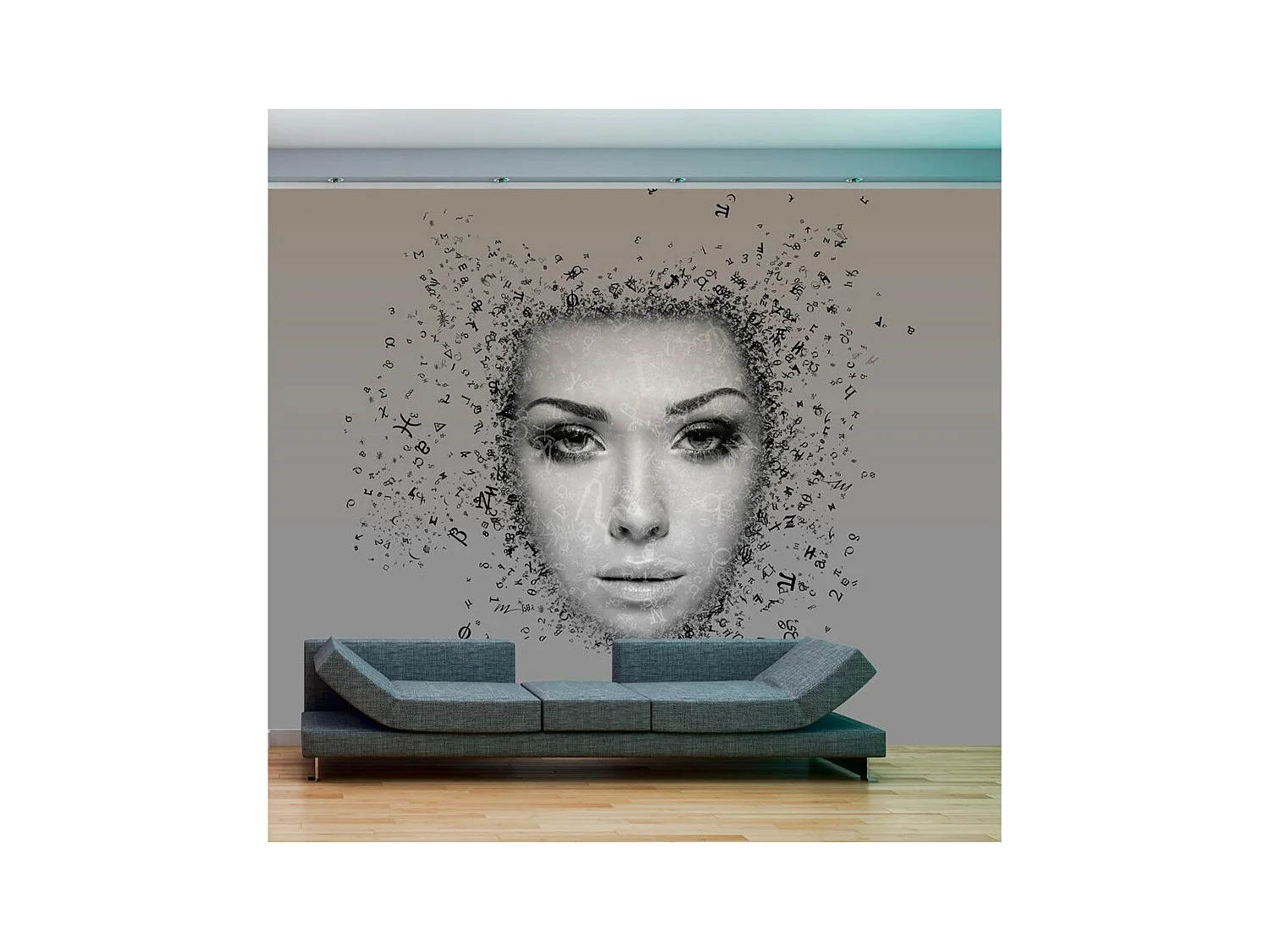 Papier Peint "Afflux de Pensées" 154 x 200 cm