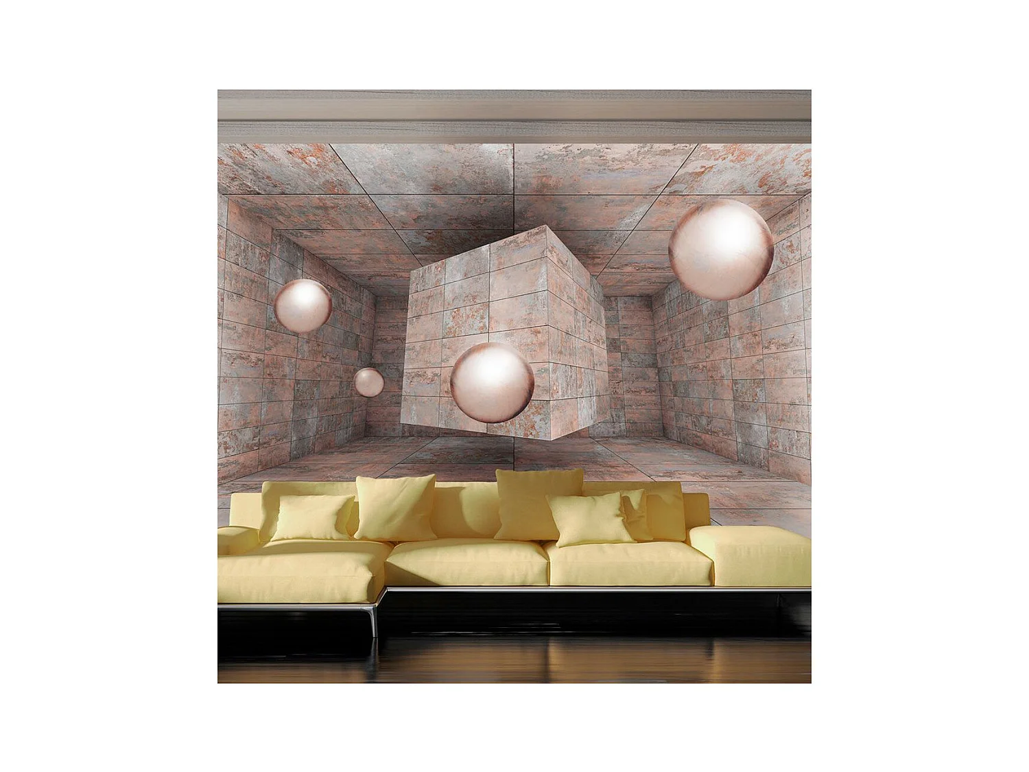 Papier Peint "Pink Box" 70 x 100 cm