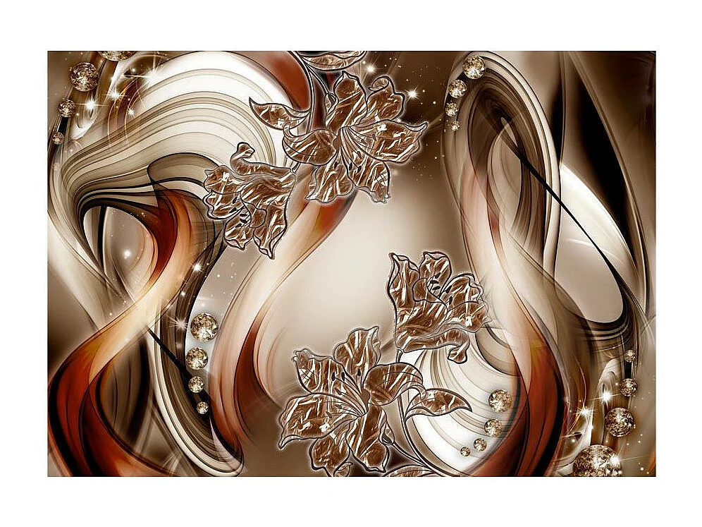 Papier Peint "Brown Symphony" 245 x 350 cm