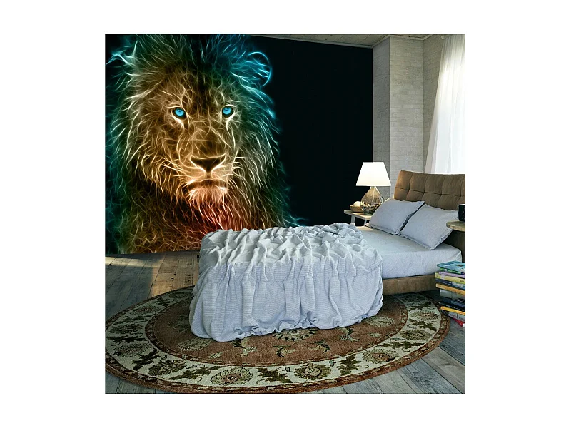 Papier Peint "Abstract Lion" 175 x 250 cm
