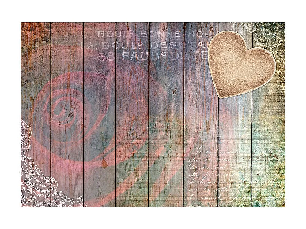 Papier Peint "Carved Memories" 70 x 100 cm