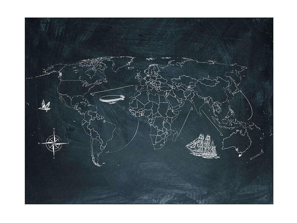 Papier Peint "Small Travel. Large Travel" 193 x 250 cm