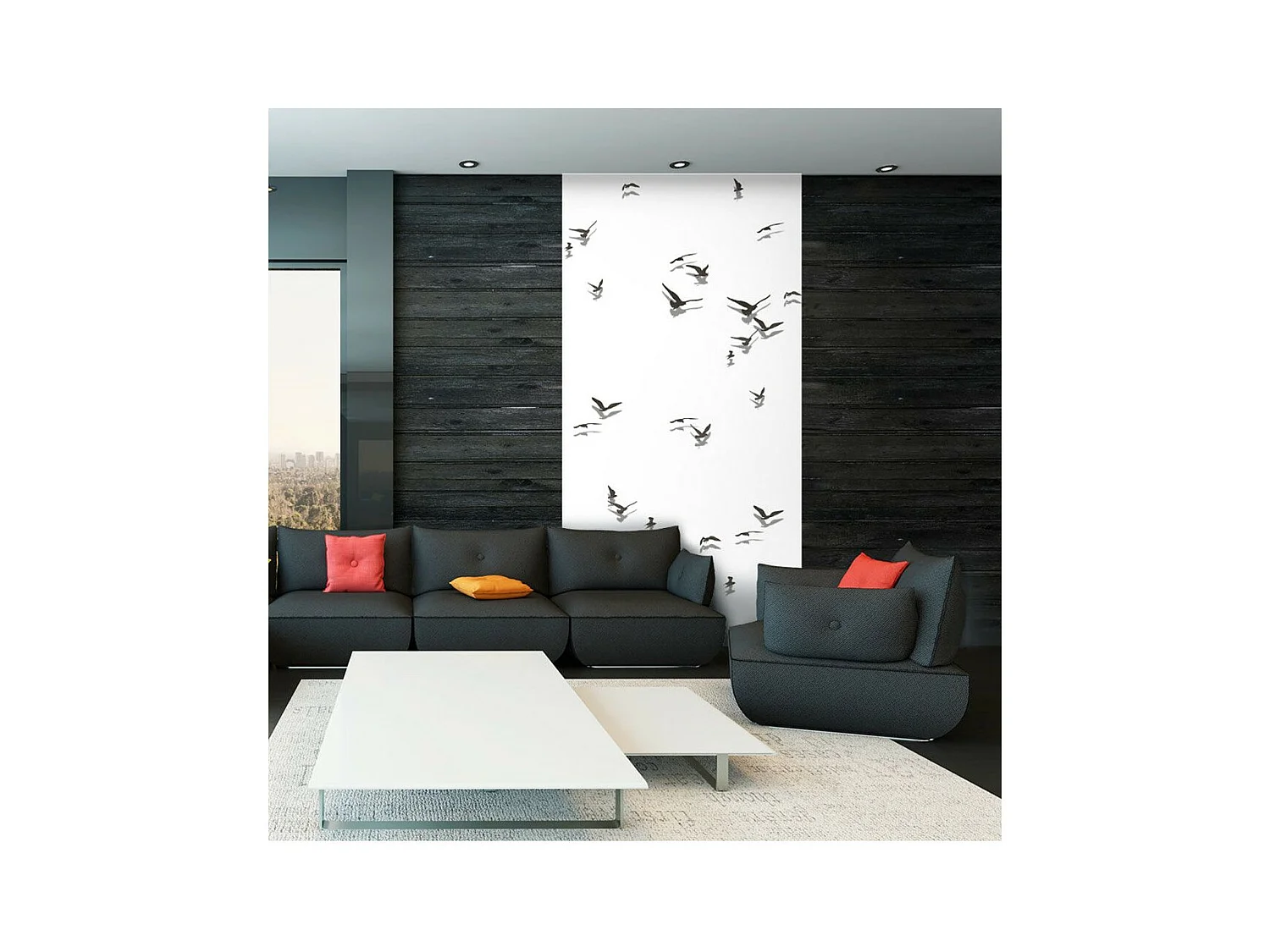 Papier Peint "Free Birds" 50x1000cm