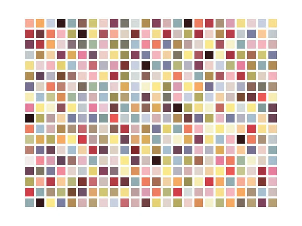 Papier Peint "Mosaïque de Couleurs" 193 x 250 cm