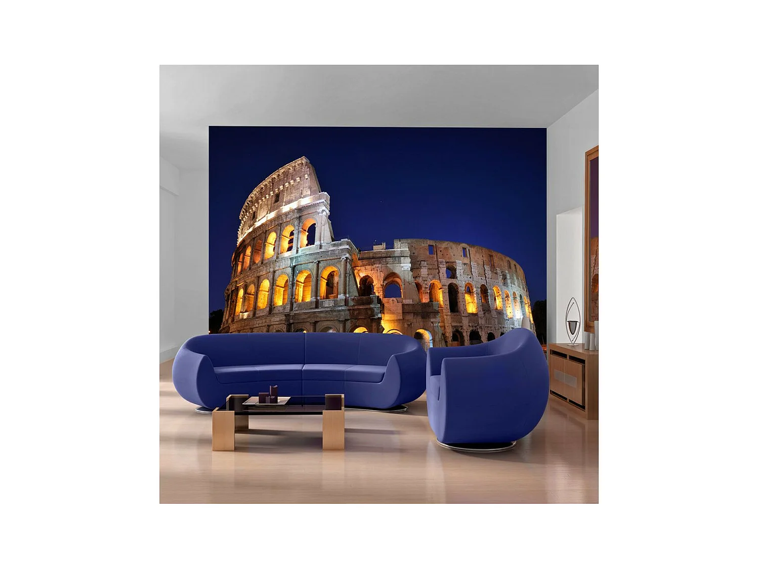 Papier Peint "Colisée de Nuit" 154 x 200 cm