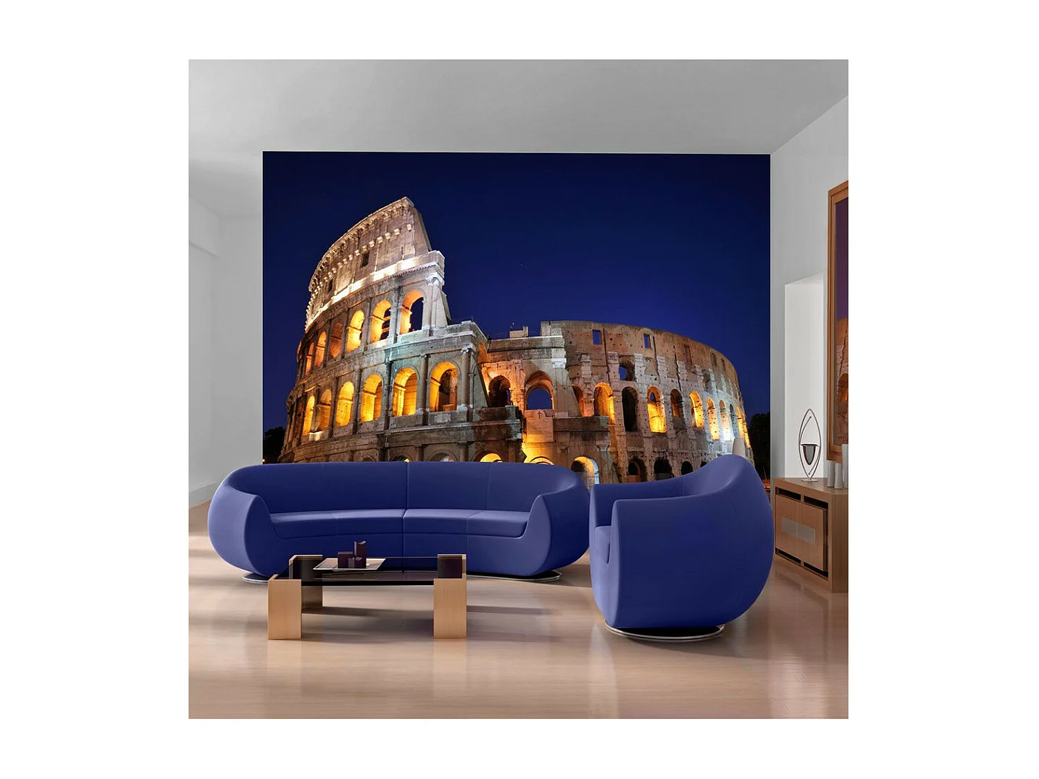 Papier Peint "Colisée de Nuit" 154 x 200 cm