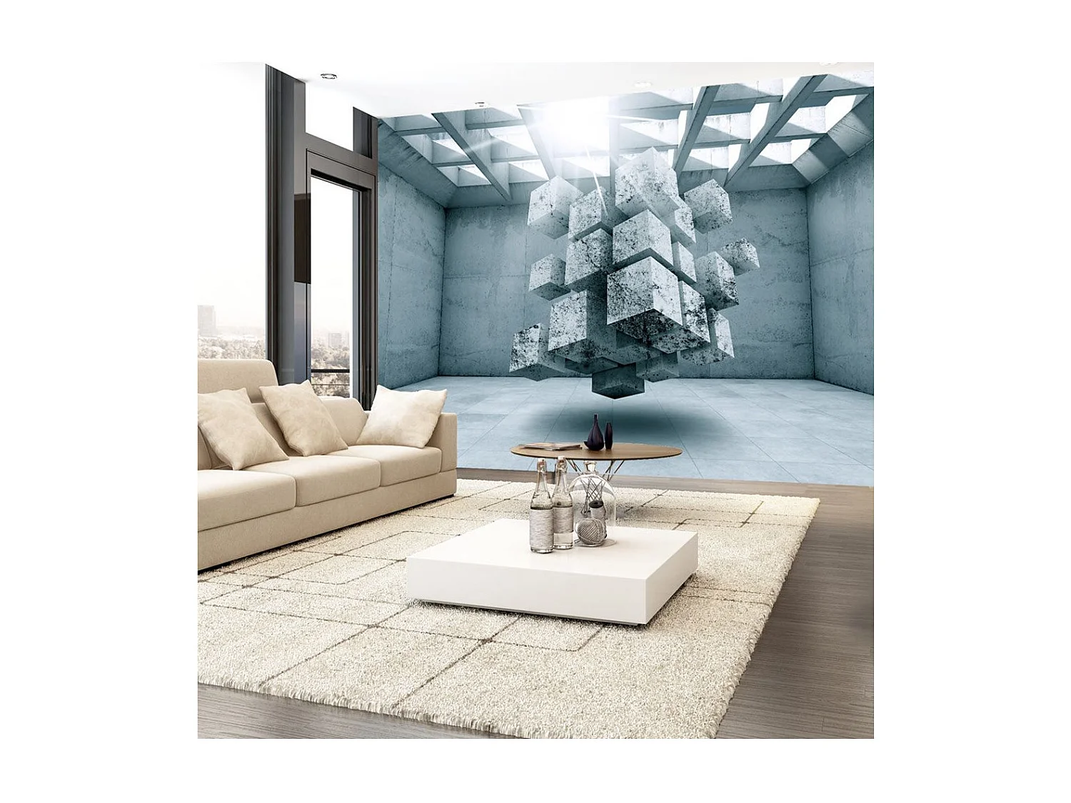 Papier Peint "Trapped in Space" 175 x 250 cm