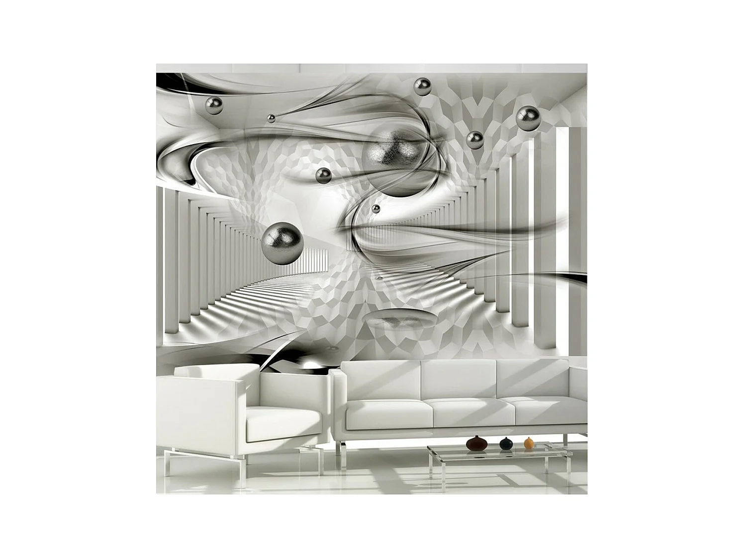 Papier Peint "Geometric Storm" 210 x 300 cm