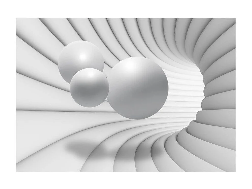 Papier Peint "Race Through the Tunnel" 175 x 250 cm