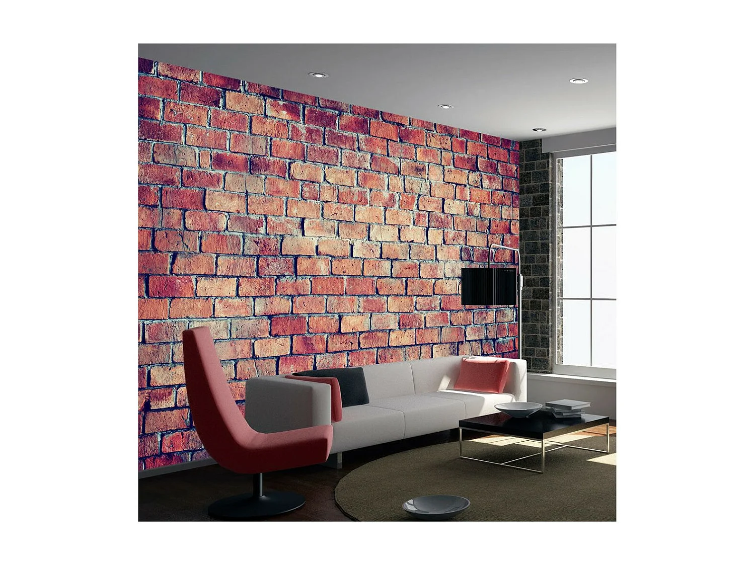Papier Peint "Brick Puzzle" 70 x 100 cm