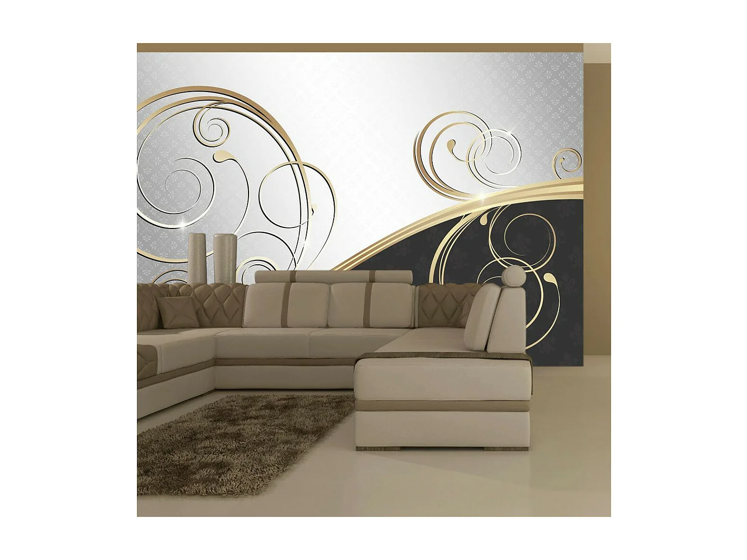 Papier Peint "Dual Nature" 245 x 350 cm