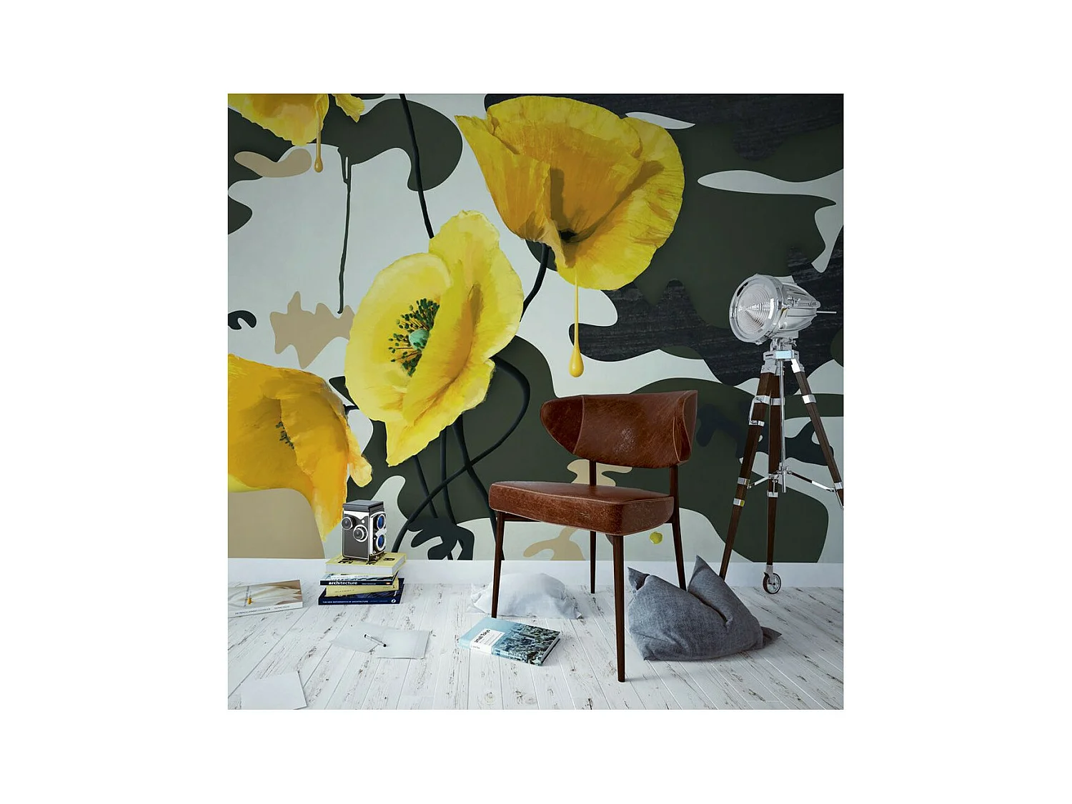 Papier Peint "Fresh Paint" 231 x 300 cm