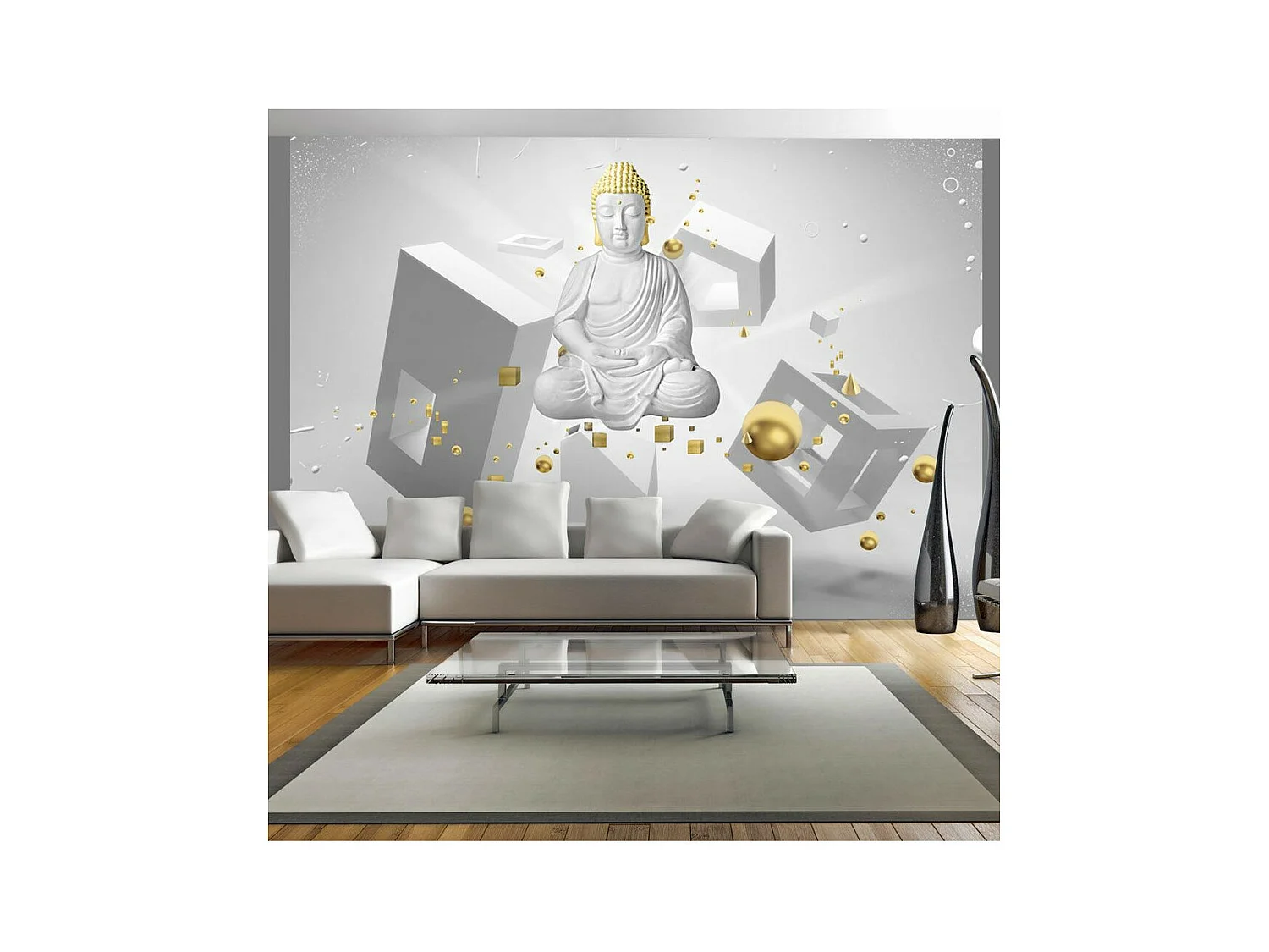 Papier Peint "Geometric Meditation" 140 x 200 cm