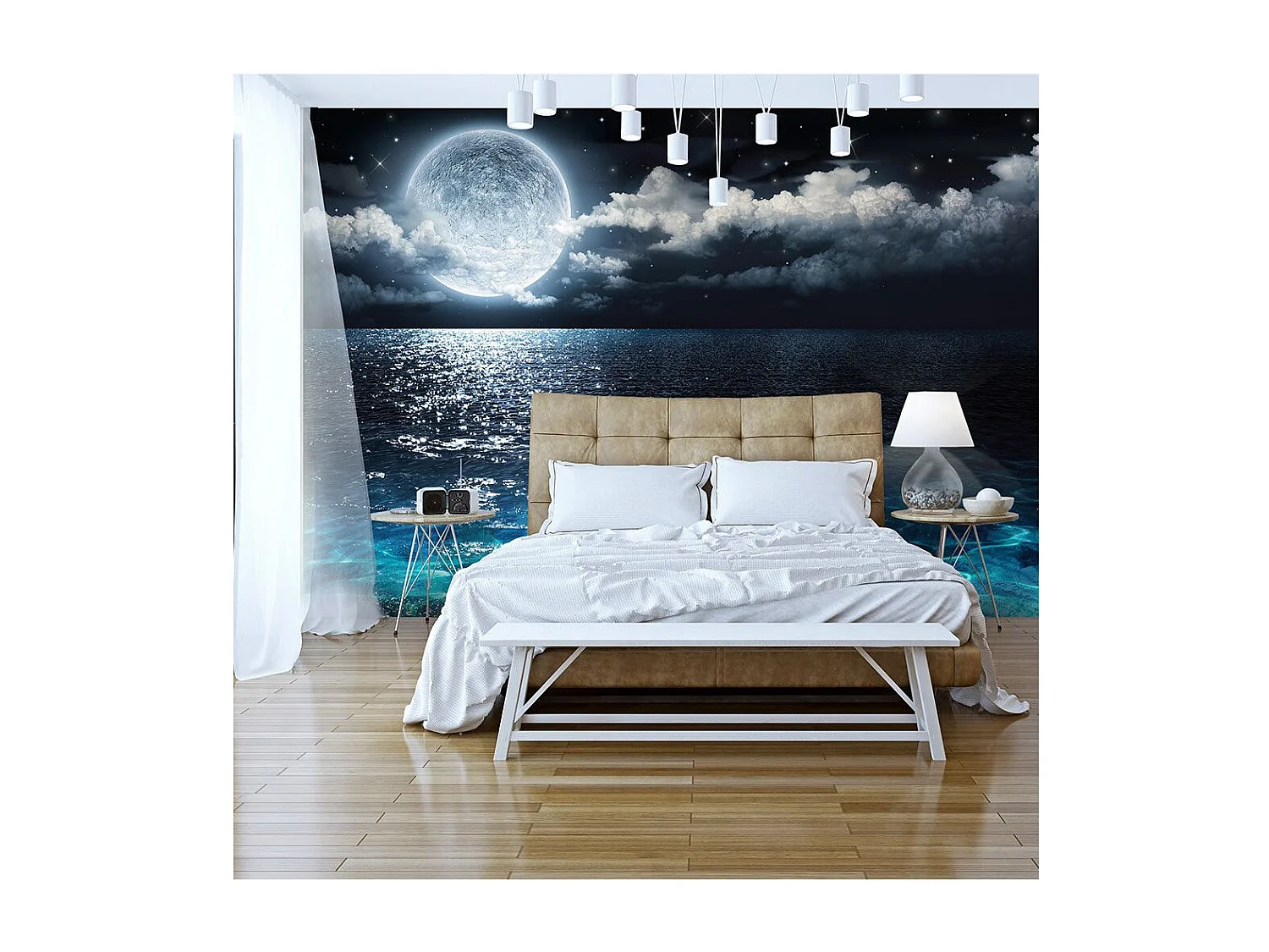 Papier Peint "Blue Lagoon" 140 x 200 cm