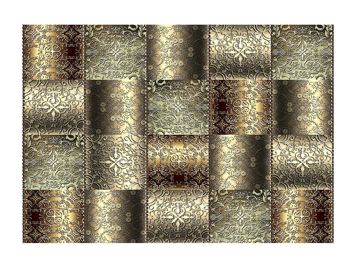 Papier Peint "Metal Plates" 105 x 150 cm