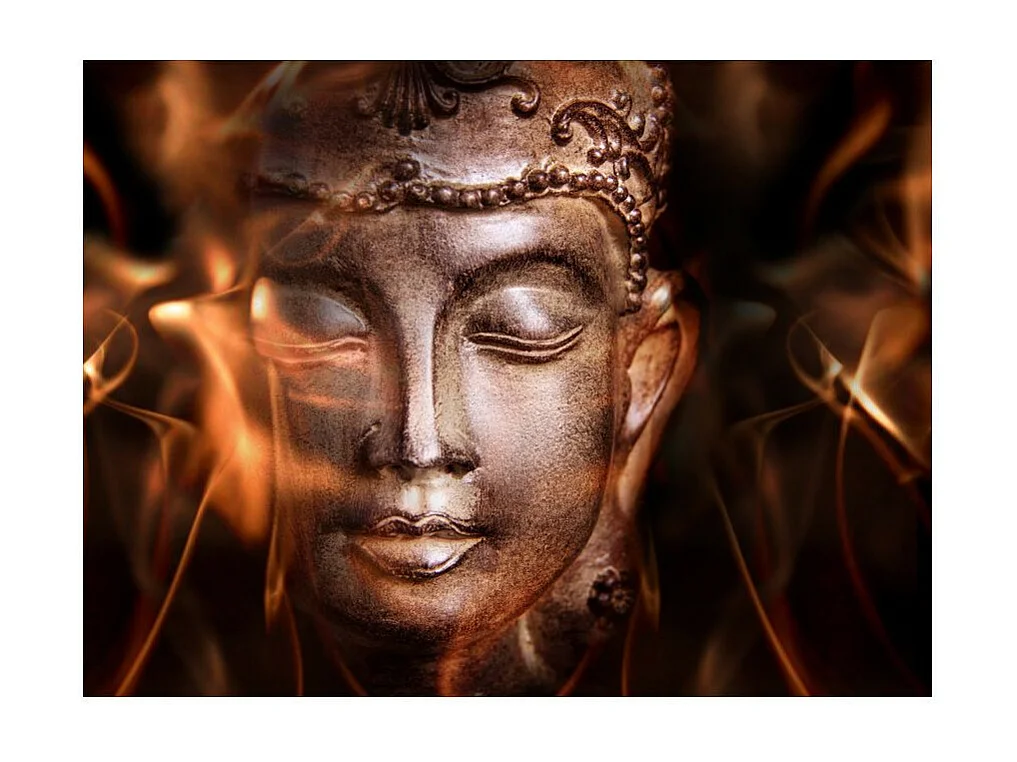 Papier Peint "Buddha. Fire of Meditation." 231 x 300 cm