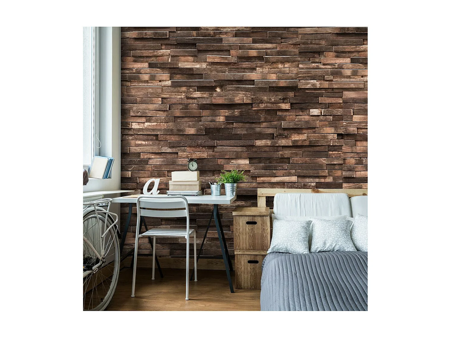 Papier Peint "Forest Home" 140 x 200 cm