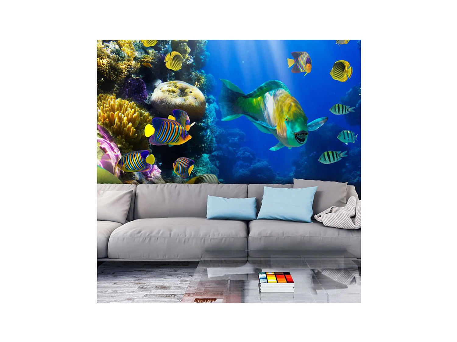 Papier Peint "Paradis Sous Marins" 270 x 350 cm
