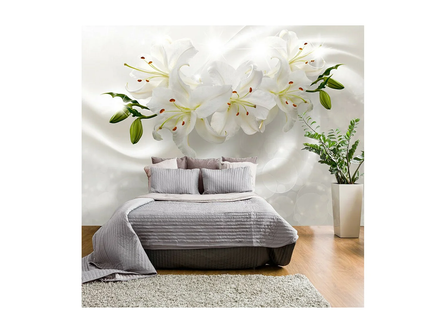 Papier Peint "Romantic Glow" 245 x 350 cm