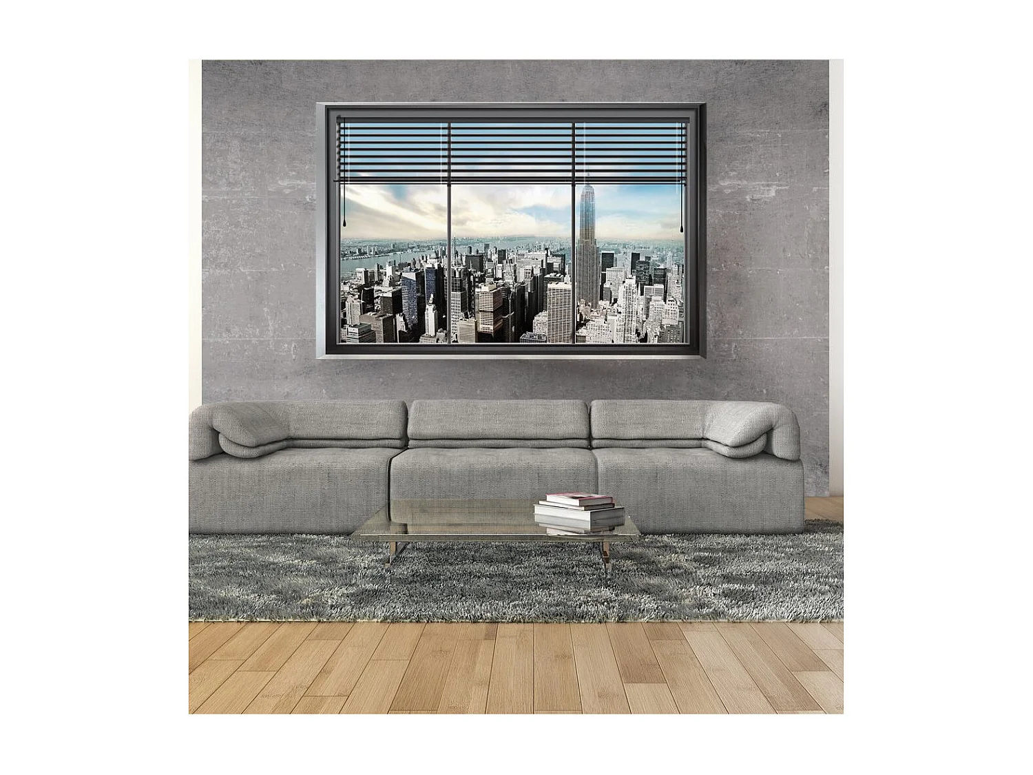 Papier Peint "World Outside" 70 x 100 cm