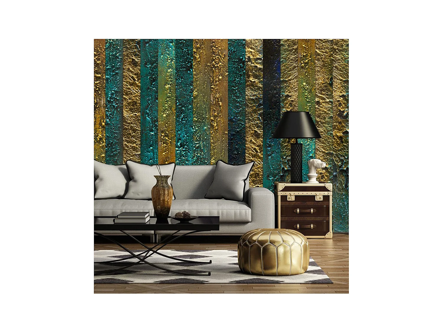 Papier Peint "Treasures of Atlantis" 140 x 200 cm