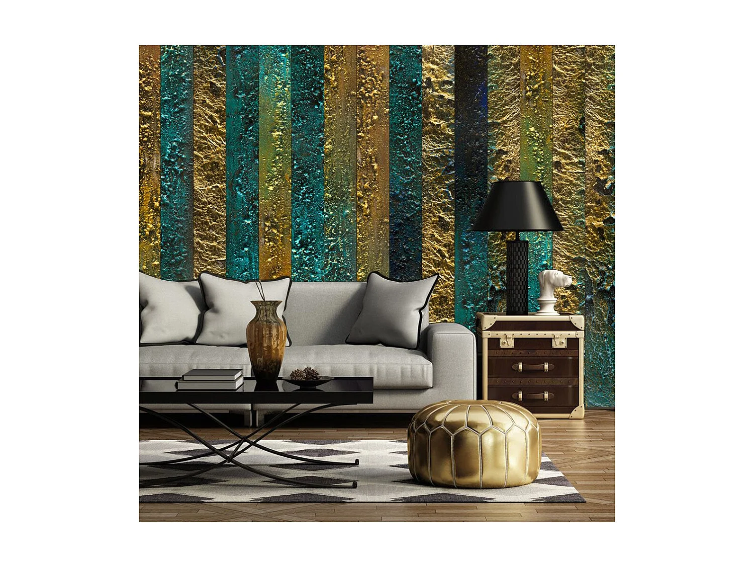 Papier Peint "Treasures of Atlantis" 140 x 200 cm