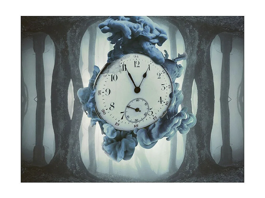 Papier Peint "Surrealism of Time" 154 x 200 cm