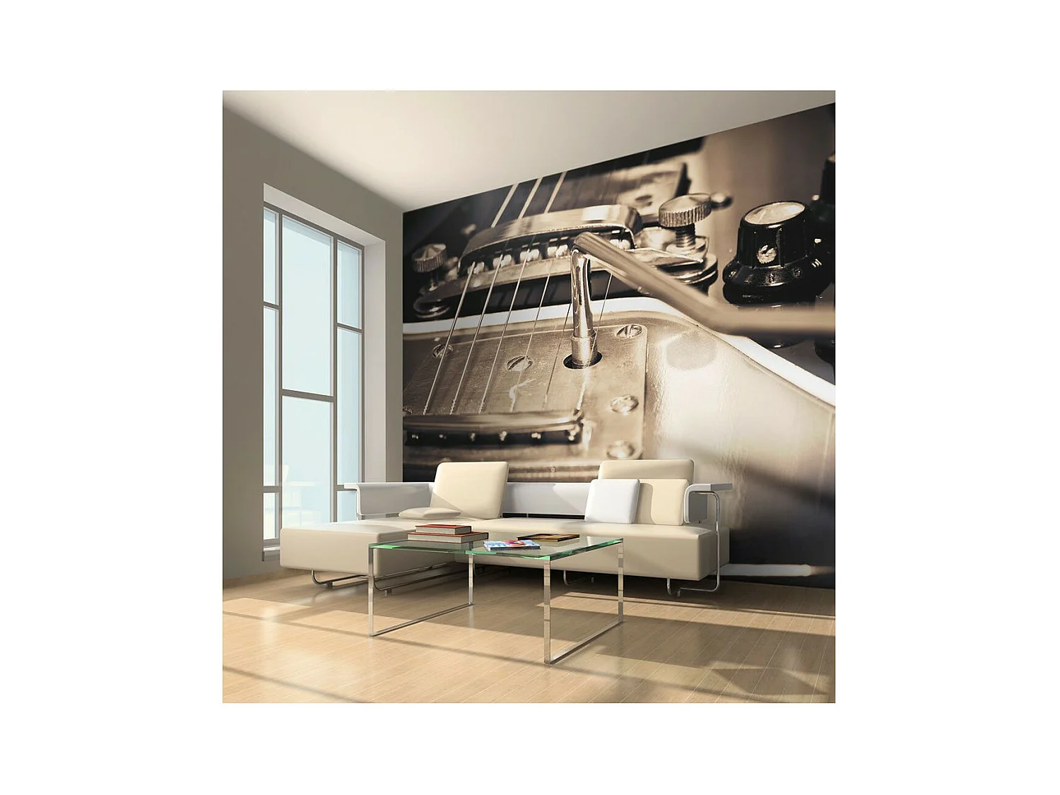 Papier Peint "Guitare" 270 x 350 cm