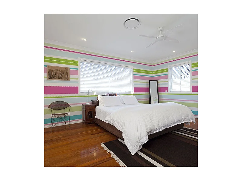 Papier Peint "Rayures Pastels" 231 x 300 cm