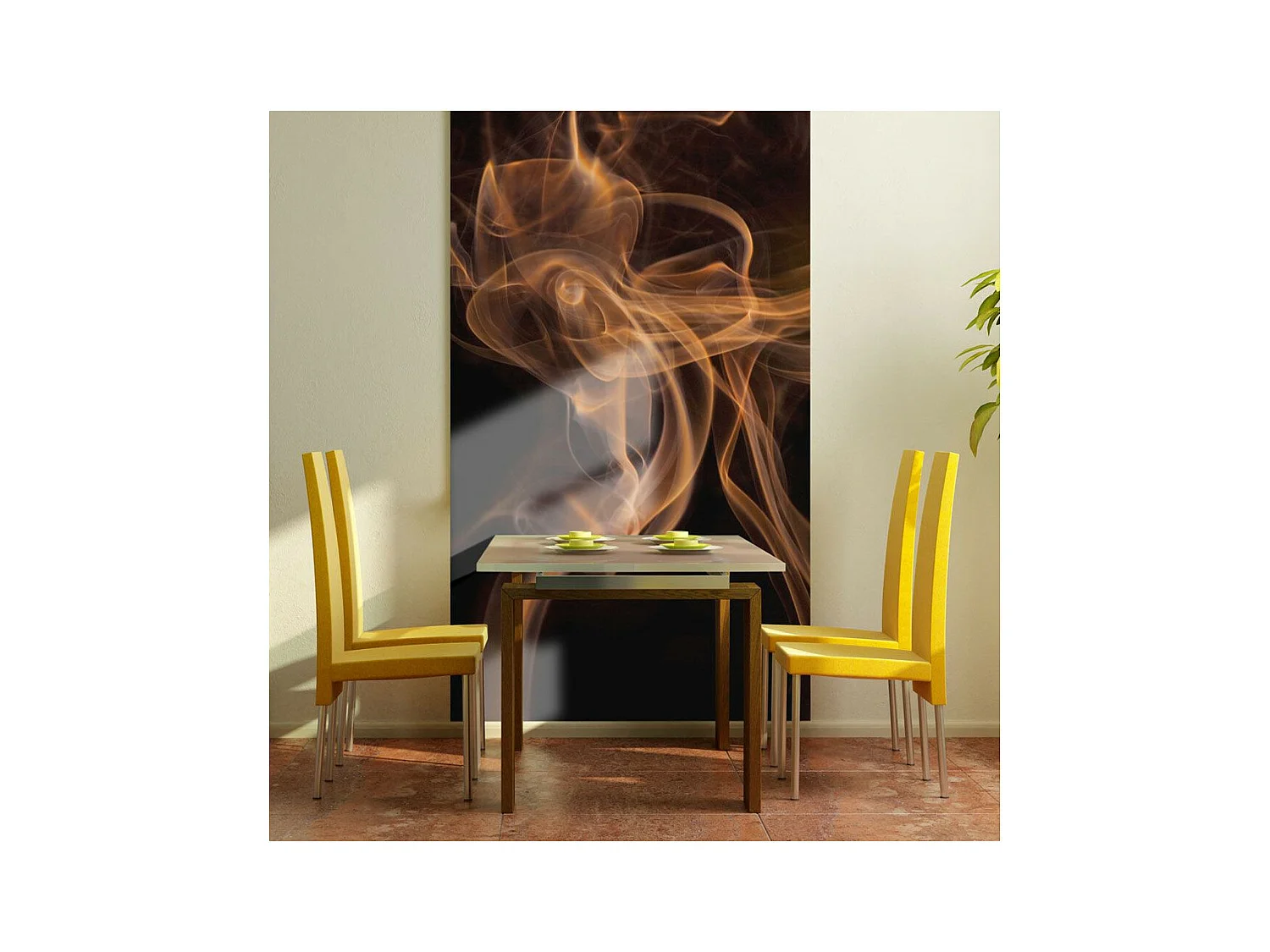 Papier Peint "Smoke Art" 154 x 200 cm