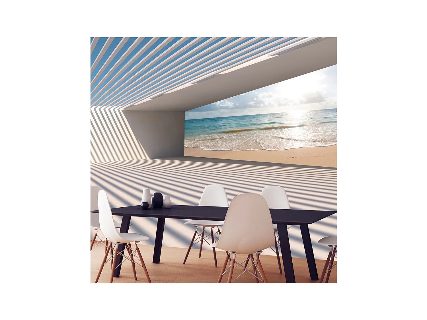 Papier Peint "City Beach" 140 x 200 cm