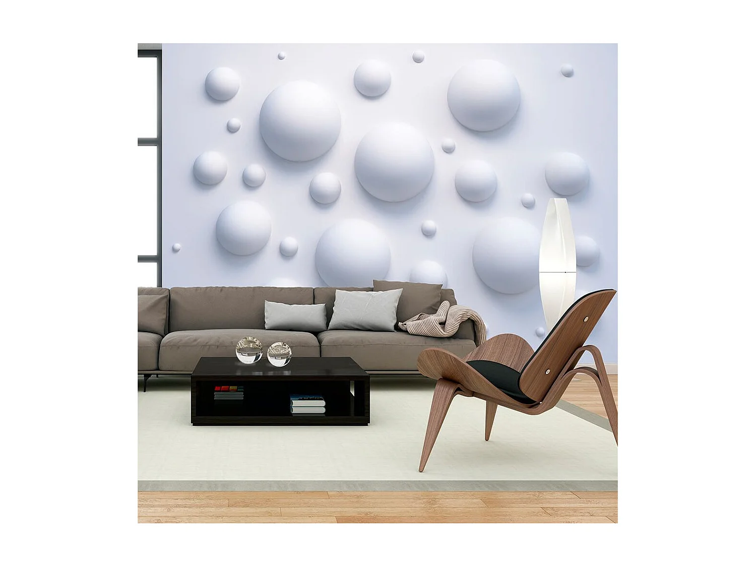 Papier Peint "Bubble Wall" 140 x 200 cm