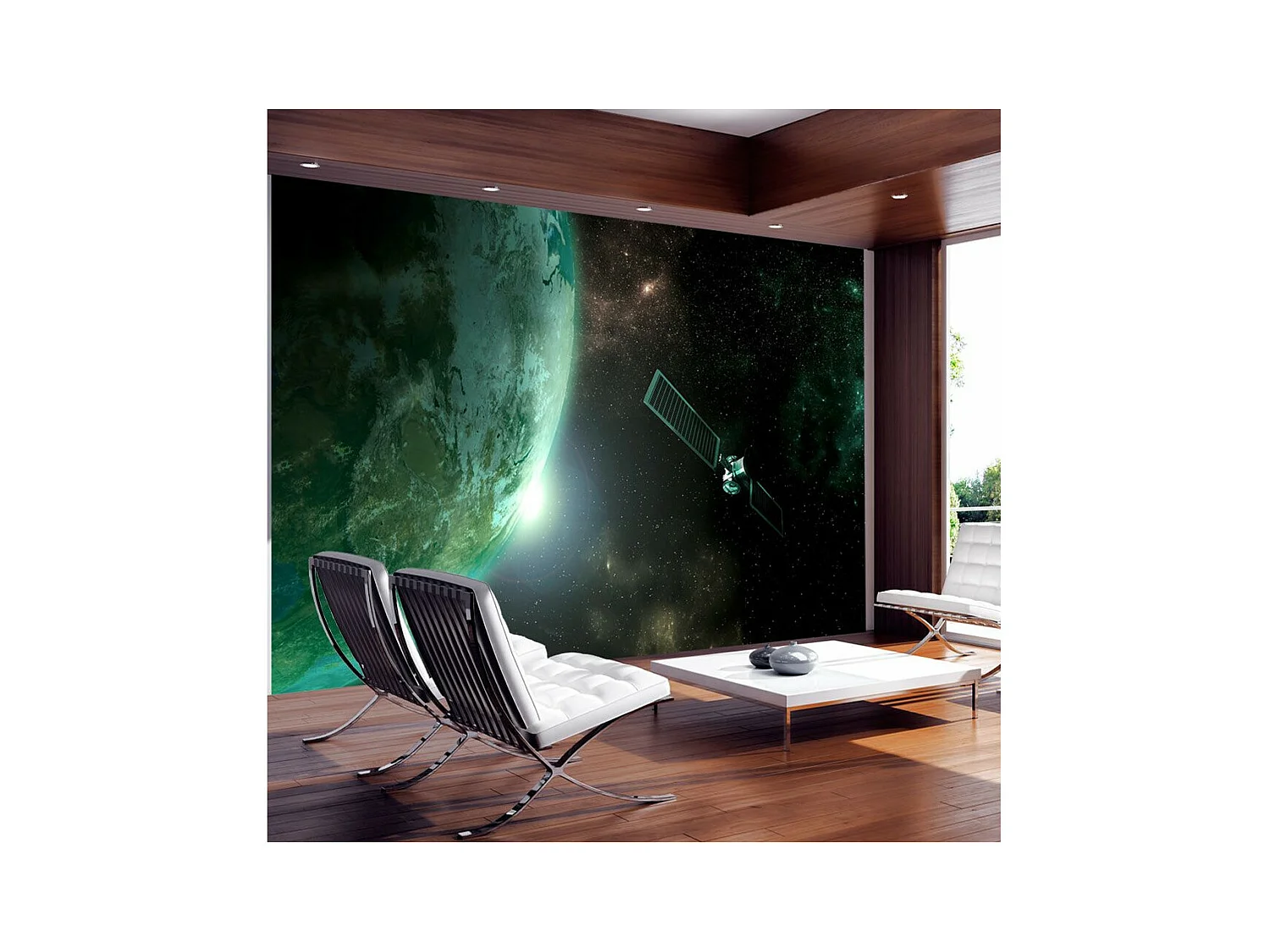 Papier Peint "Planète Verte" 140 x 200 cm