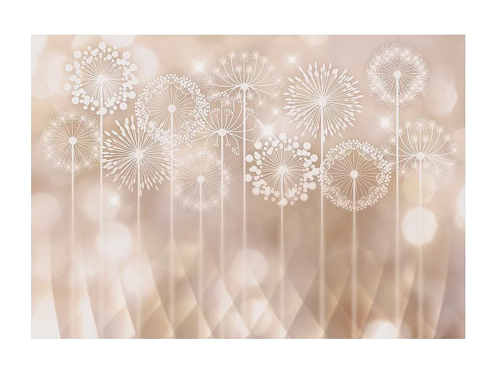 Papier Peint "Radiant Flowers" 105 x 150 cm