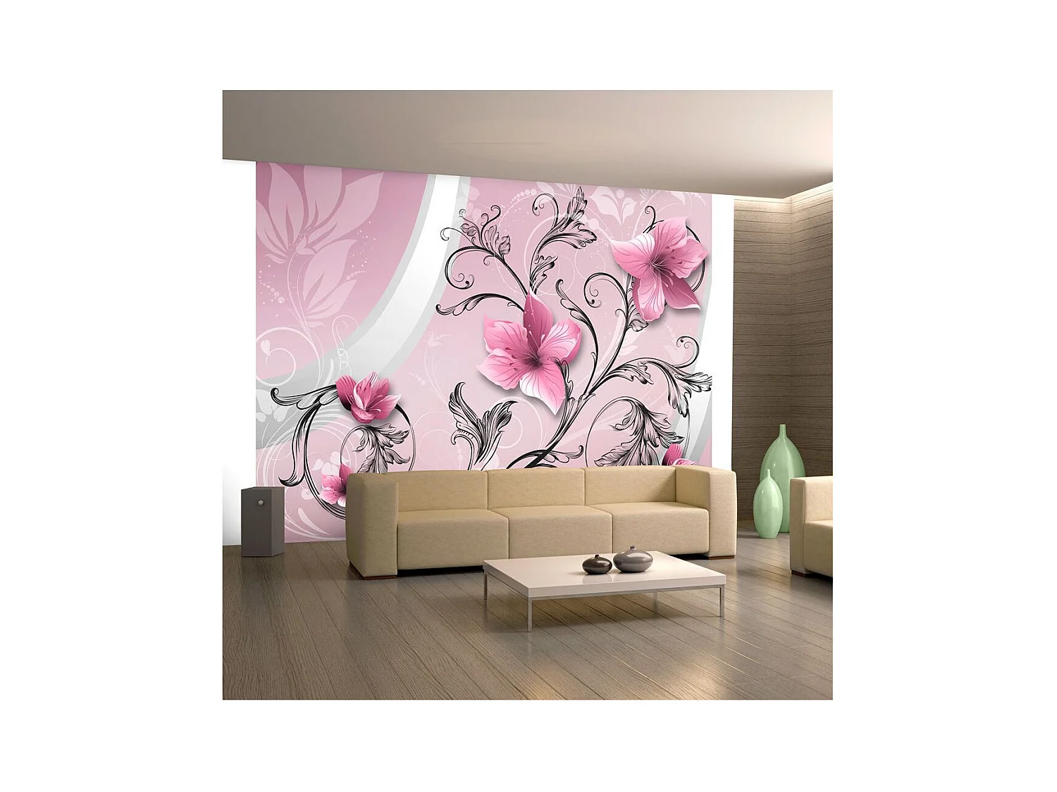 Papier Peint "Signs of Happiness" 140 x 200 cm