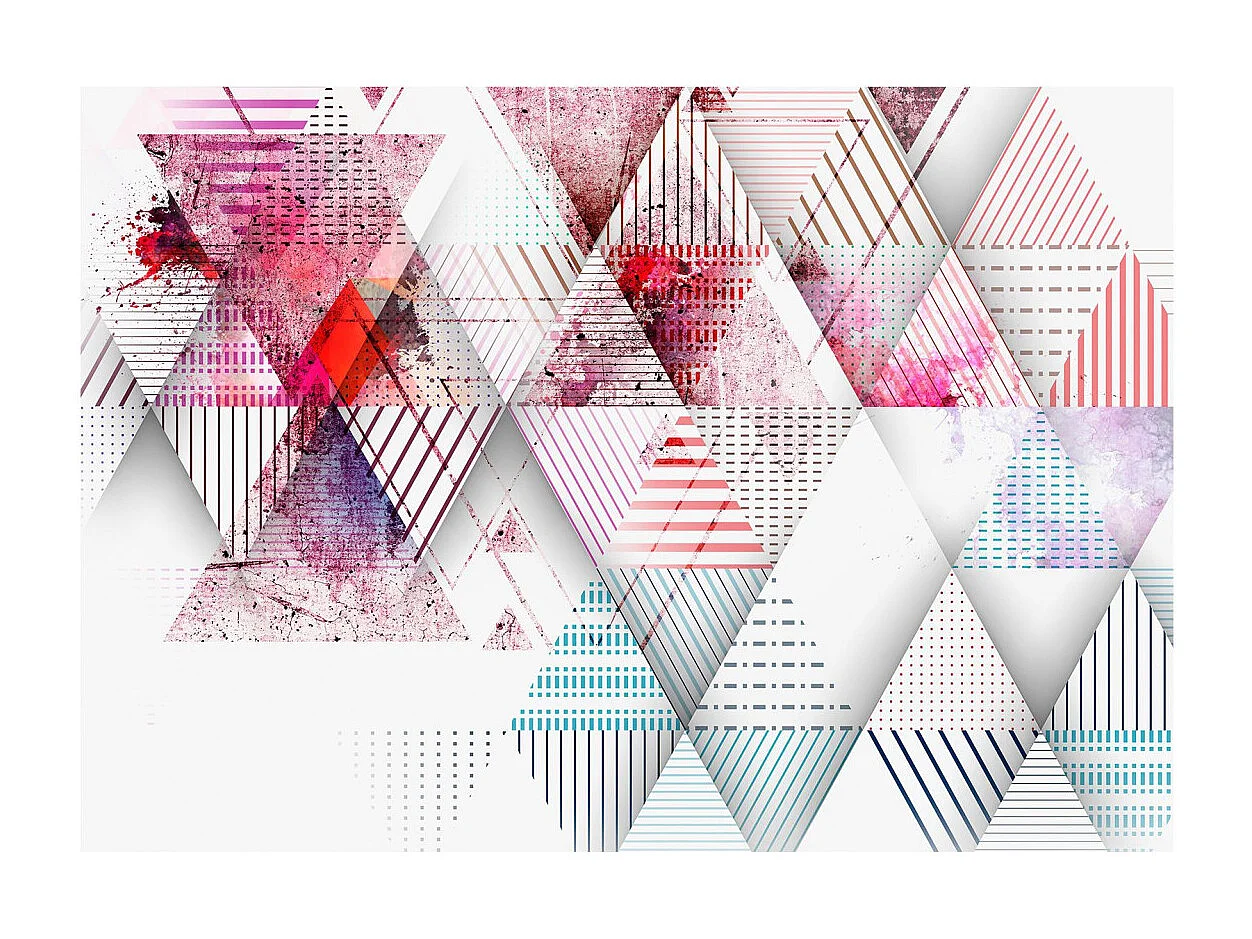 Papier Peint "Triangular World" 105 x 150 cm
