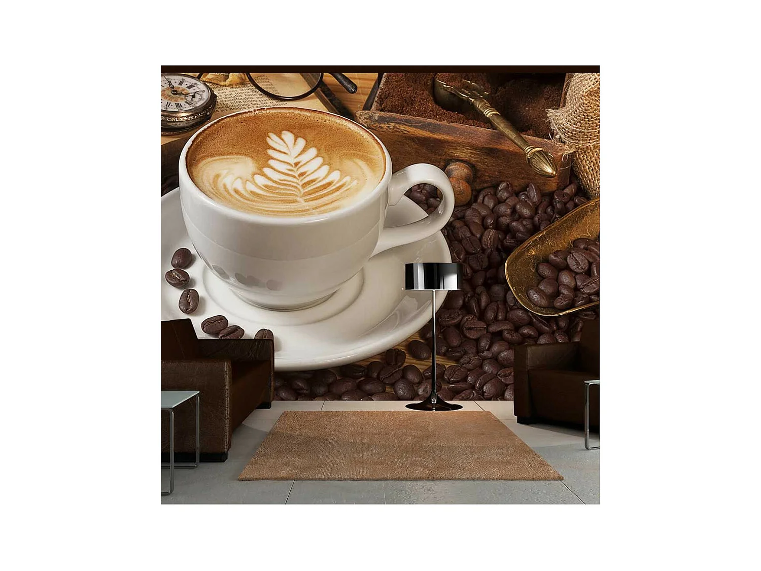 Papier Peint "Peut-être le Café?" 154 x 200 cm