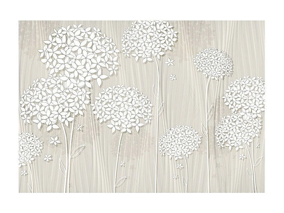 Papier Peint "Creamy Daintiness" 105 x 150 cm