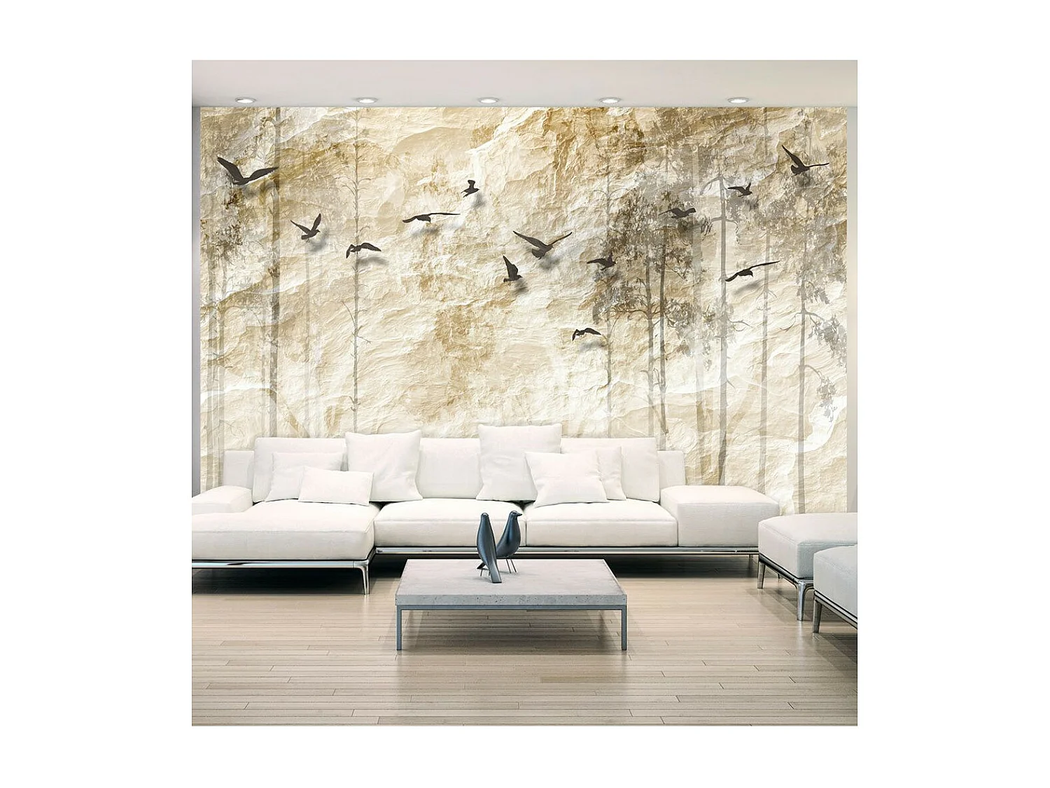 Papier Peint "Paper World" 70 x 100 cm