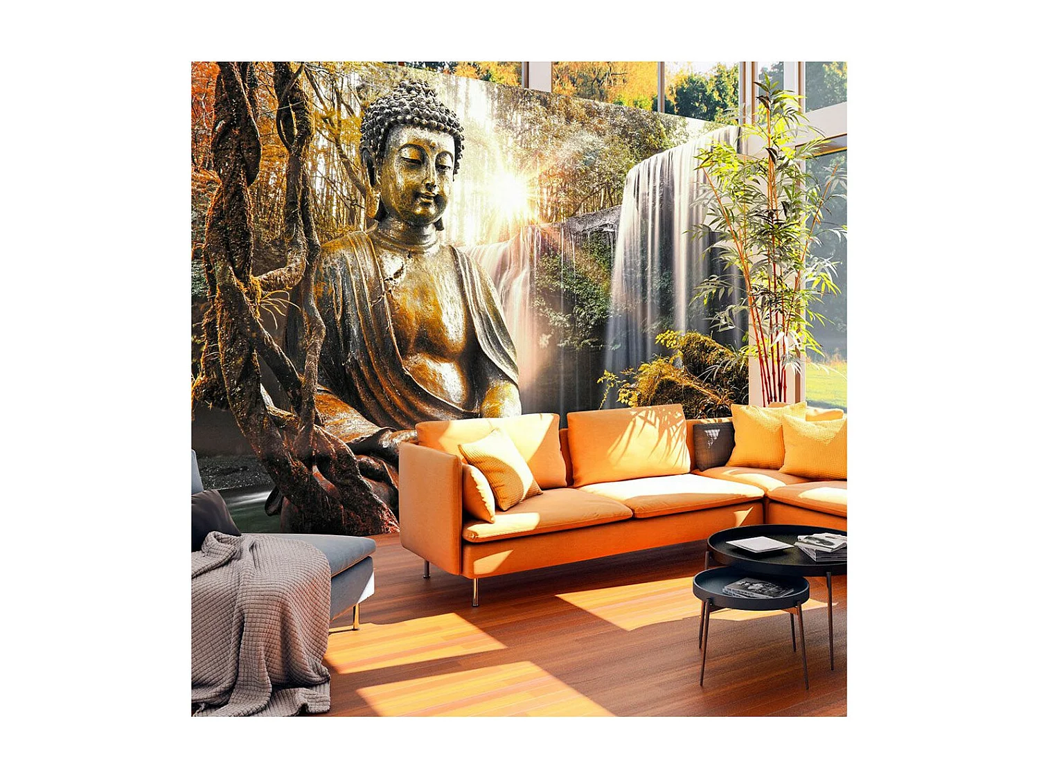 Papier Peint "Waterfall of Contemplation" 105 x 150 cm