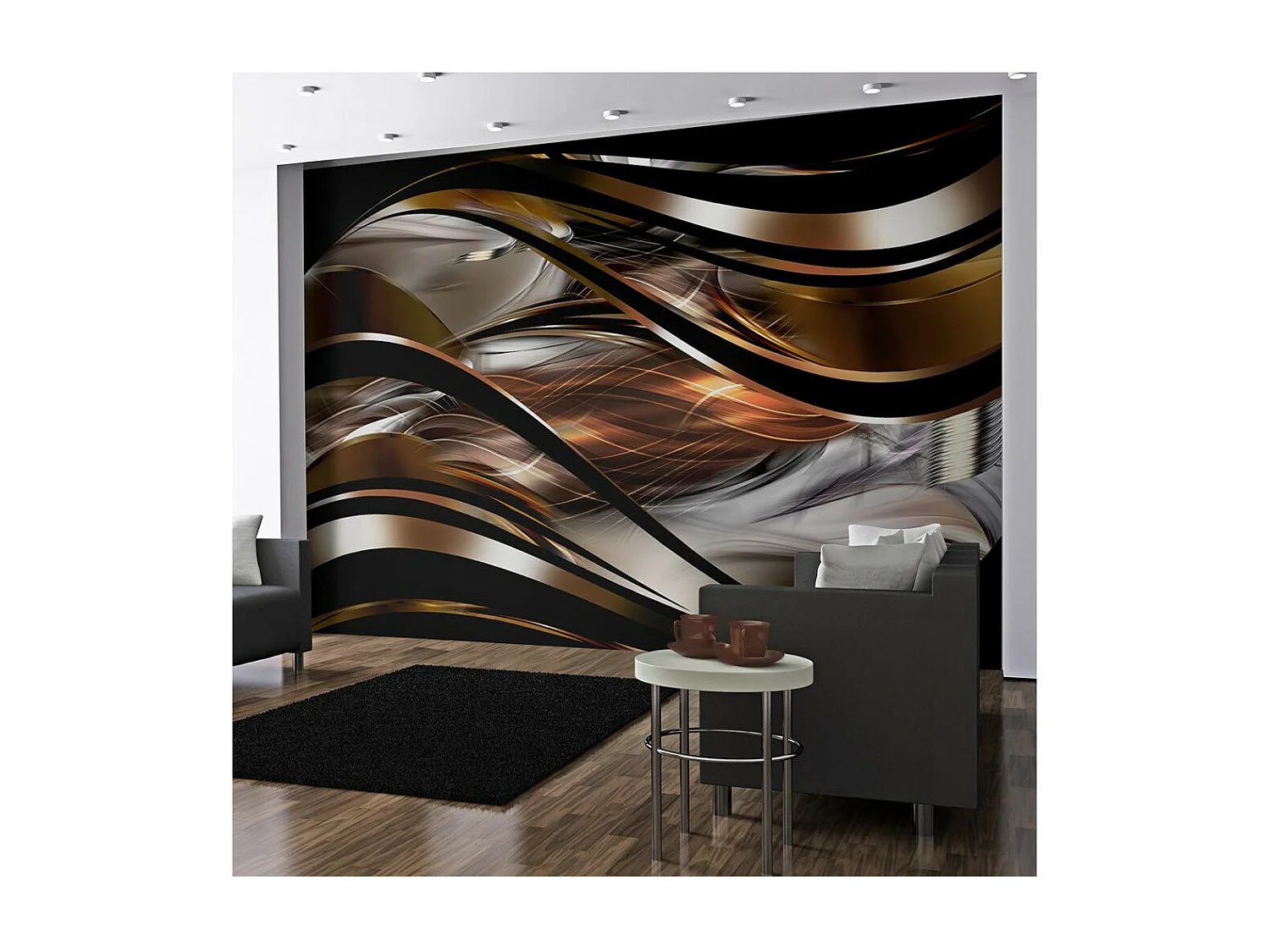 Papier Peint "Tempête D'ambre" 175 x 250 cm